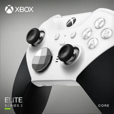 Microsoft - Elite Series 2 Core Wireless Controller for Xbox Series X, Xbox Series S, Xbox One, and Windows PCs - White