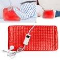 thumbnail image 3 of Almohadil eléctrica grande para aliviar olor de es y los , 30 cm, apagado automático rojo Zulema Almohadilla de calefacción eléctrica, 3 of 8