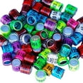 thumbnail image 4 of 100x Dove Foot Bands Pigeon Leg Rings Identification, 2024 Bird Portable Durable Multi Color, 4 of 9
