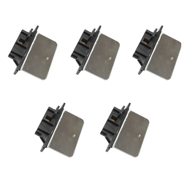 5X Souffleur Chauffant Contrôle de Résistance pour Terrano R20 27150-2M105 271502M105, 5 * Souffleur Chauffant Résistance, Corps Principal Noir