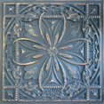 thumbnail image 1 of Drop-In, Glue-Up 2'x2' Faux Tin PVC Ceiling Tile , Smoked Copper, Pack of 10, 1 of 3