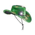 thumbnail image 1 of Sombrero De Vaquero Con Luz LED, Regalo, Sombrero De Vaquera Occidental Para Discoteca, Carnaval, Graduación, 1 of 8