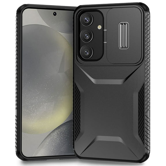 for Motorola Moto G Stylus 5G (2024) Case with Camera Lens Protector, Heavy Duty Shockproof Anti-Scratch Rugged Hybrid TPU PC Back Cover Phone Case for Motorola Moto G Stylus 5G (2024), Black