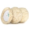 thumbnail image 1 of Woolous Wool Buffing Pads 7 Inch, 3 Pack - 100% Natural Wool Pads for Buffing, Polishing & Compounding Cars, Boats, Trucks & Motorcycles -, 1 of 7