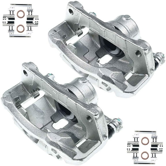 A-Premium Disc Brake Caliper Assembly with Bracket Compatible with Mazda 3 2014-2018 3 Sport 2014-2018 CX-3 2016-2018 Front Left and Right Side