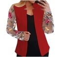 thumbnail image 2 of LOVZFMLL Vestes pour Femmes, Imprimé Dentelle, Mode Décontractée, Cardigan à Manches Longues, 2 of 5
