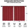 thumbnail image 2 of Blackout Kids Curtains,Red and Black Checkerboard Pattern Childrens Insulated Curtains Set Of 2,Bedroom Essentials,Toddler Room Decor 42"x54", 2 of 5
