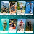 thumbnail image 3 of DRENCH 100% Waterproof Bag, Touchscreen Fanny pack, Transparent Cell Phone Case for Beach Essentials, IPX8 Underwater Pouches with Convertible Straps for Swimming and More, Fits iPhone Pro Max 15 SUP, 3 of 9