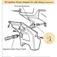 thumbnail image 3 of Adaptador de corriente EWAY 12V para encendedor de cigarrillos GM Chevrolet Buick, 3 of 7