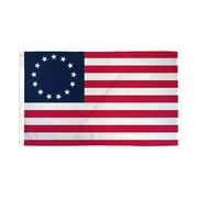 Betsy Ross 3x5 Foot 13 Stars American USA Flag - Bold Vibrant Colors, UV Resistant, Golden Brass Grommets, Durable 100 Denier Polyester, Mighty-Locked Stitching - Perfect for Indoor or Outdoor Flying!
