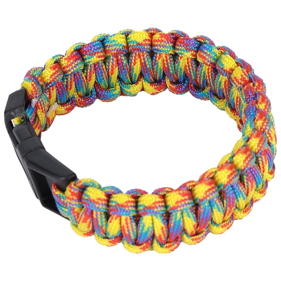 Ymiko Camping Paracord Survival Bracelet, Paracord Bracelet For Men Women Outdoor Survival Bracelet With Parachute Cord,Boys Girls Paracord Bracelet