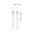 thumbnail image 4 of 2Pcs Pearl Tassel Pendant Chain with Clasp for Chinese Hair Stick Chinese Costumes, 4 of 7