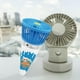 thumbnail image 5 of Ventilador de cuello con forma de helado, pequeño, silencioso, recargable, creativo, ligero y de mano. Azul, 5 of 6
