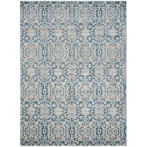 SAFAVIEH Sofia Quintella Damask Area Rug, Blue/Beige, 10' x 14'