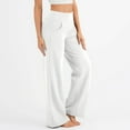 thumbnail image 5 of Women's Yoga Pants with Pockets, Elastic Loose Fit, Casual Home Wear Exercise Pants, 5 of 9