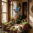 thumbnail image 2 of Hummingbird Wind Chimes for Outside, Bird Sun Catcher Wind Chime, Garden Decor for Patio Porch Yard Balcony, Hanging Windchimes Gifts for Women Mom Grandma Gardeners, 2 of 6