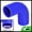 Blue, variant on Unique Bargains Vehicle 51mm 2' ID 90 Degree Elbow Coupler Silicone Hose Intercooler Tube Black