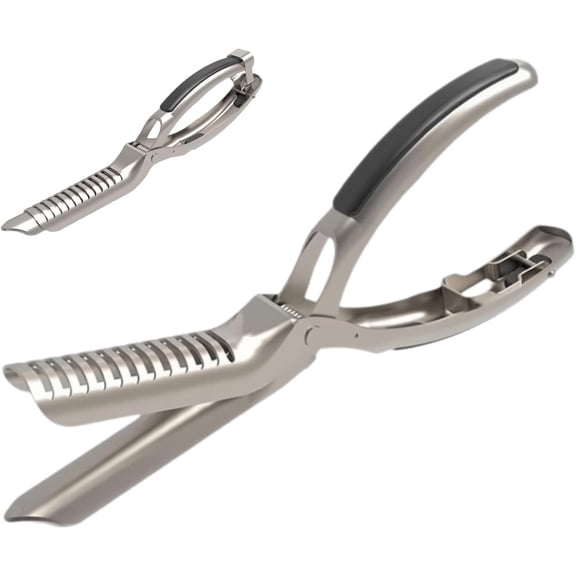 2 pack Rib Membrane Removal Tool,Stainless Steel Rib Prep Tool Membrane Remover,Ergonomic Skinner for BBQ Accessories,Kitchen Gadgets Utensils for Grill Set,Dishwasher Grilling Accessories (2 Sets)