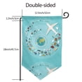 thumbnail image 7 of Wukai Travelling on Airplane Print Garden Flag 12.5x18 Inch Double Sided Sun-resistant Rain-resistant, Wrinkle-resistant Colorfast(Only Flag), 7 of 7