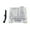 Transparent white, variant on lanema Housing Case for Game Player Gaming Accessories Game Console Base Shell
