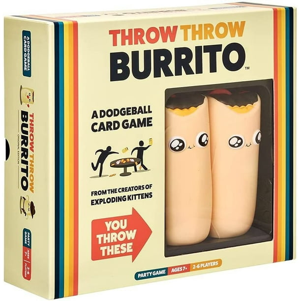 Throws Throws Burritos, divertido juego de cartas familiar para adultos y adolescentes