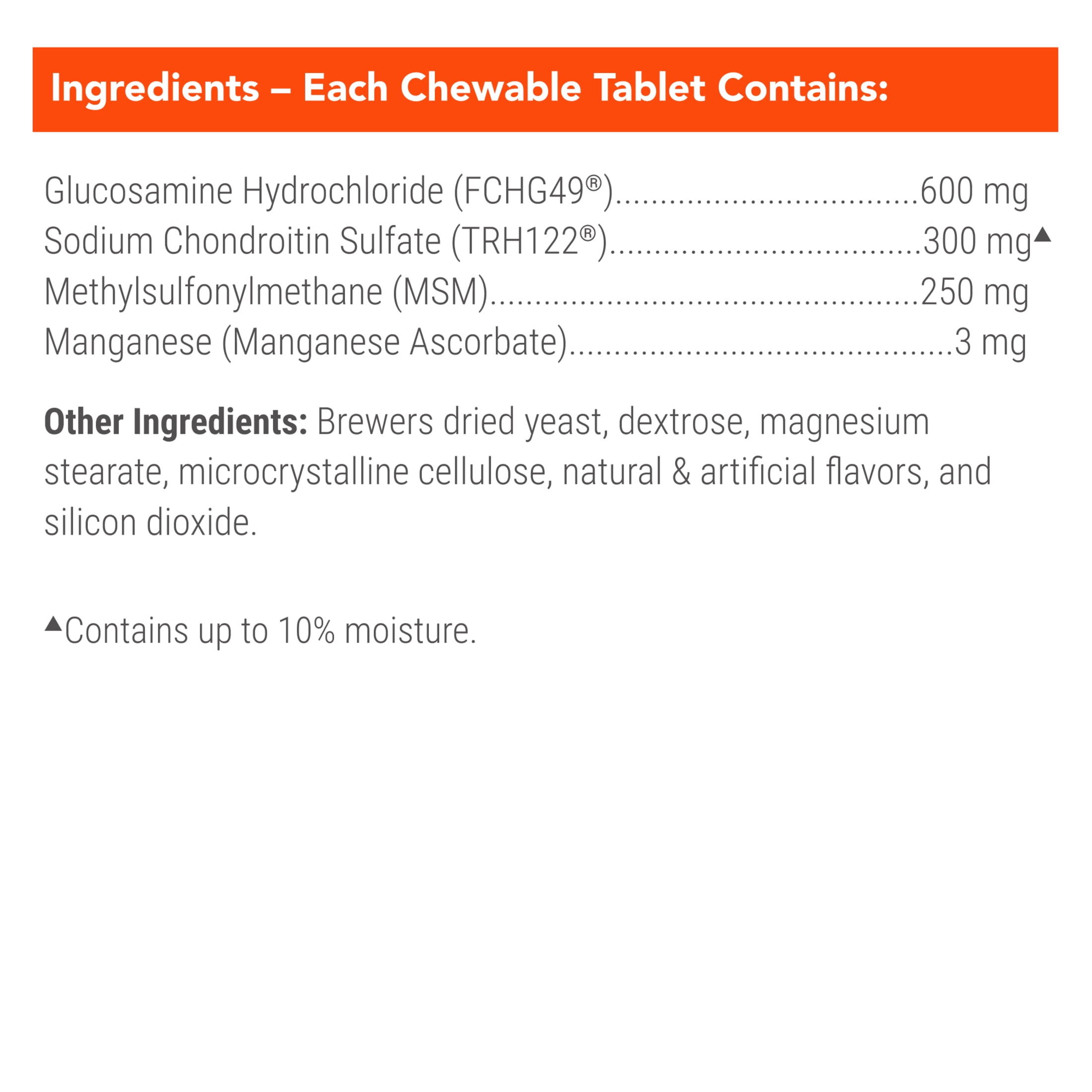 Nutramax Cosequin for Dogs Joint Health Supplement, Chewable Tablets, 60 Count