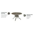 thumbnail image 3 of Capri Taupe Outdoor Dining Table, 3 of 6