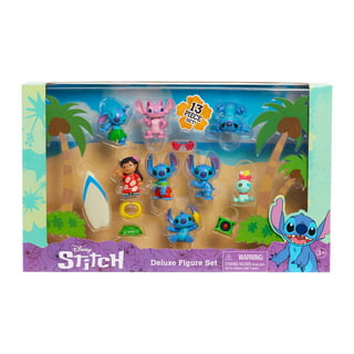 Classic Disney Lilo and Stitch Merchandise Bundle for Kids - 3 Pc Bundle  with Stitch Pencil Holder Flower Stampers, and Stickers | Lilo and Stitch