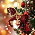 thumbnail image 5 of DAMAI Horse Christmas Ornament 2025, Horse Ornaments for Christmas Tree, Acrylic Western & Equestrian Theme Acrylic Horse Decorations,Vintage Farm Animal Hanging Ornaments for Xmas Tree,Home Decor, 5 of 5
