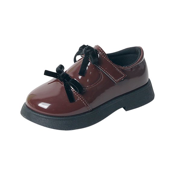 NOKIO Girls Bow Lace Sneakers - LowHeel Wedding Shoes Non-Sliđť—‰ Sole for Birthdays Parties School & Casual Ankle Strap Design