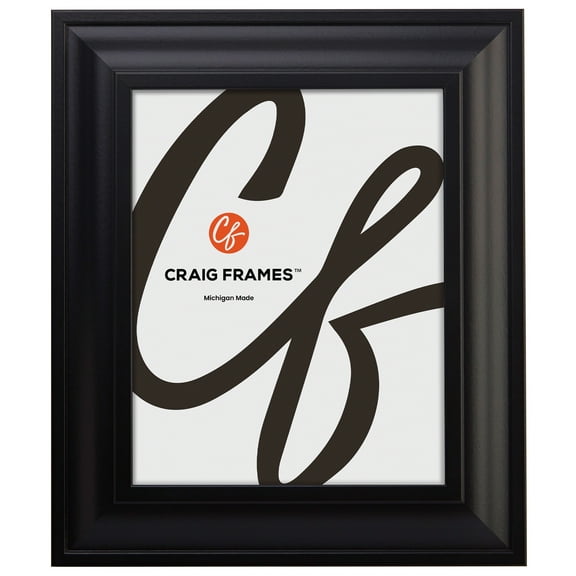 Craig Frames 21834700BK 24 by 30-Inch Picture Frame, Smooth Wrap Finish, 2-Inch Wide, Black