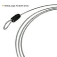 thumbnail image 4 of Uxcell Security Cable Coated Luggage Lock Wire Rope with Loop Clear 6.5ft, 4 of 5