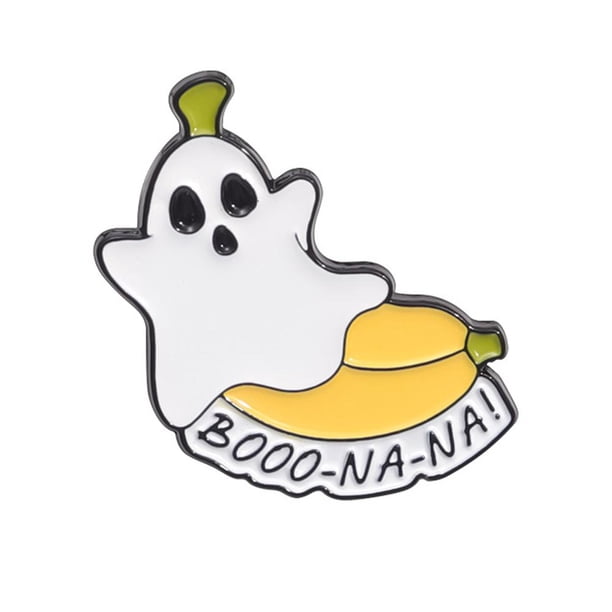 Wartleves GHYJPAJK Broche de esmalte lindo fantasma, alfileres de Halloween, alfileres de Halloween para mujeres/hombres, alfileres de esmalte de espíritu volador de calabaza de Boo de dibujos animado
