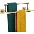 thumbnail image 1 of KOKOSIRI Hand Towel Bar 16 Inches Towel Holder Bathroom Rack for Bath Cabinet Towel Rails Brushed Gold Stainless Steel B5009BG-L16, 1 of 7
