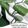 thumbnail image 3 of Green Leaves Spring Shower Curtain for Bathroom Watercolor Fren Eucalyptus Ivy Shower Curtain Set Vine Botanical Shower Curtain Garden Jade Green Natural Bath Curtain Bathroom Decor 72x72, 3 of 6