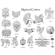 EarthArt Coloring Book Mystical Critters
