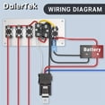 thumbnail image 3 of SNNROO 5-in-1 Racing Ignition Switch Panel  30A DC 12V Push Start Ignition Kit for Car Truck, 3 of 6