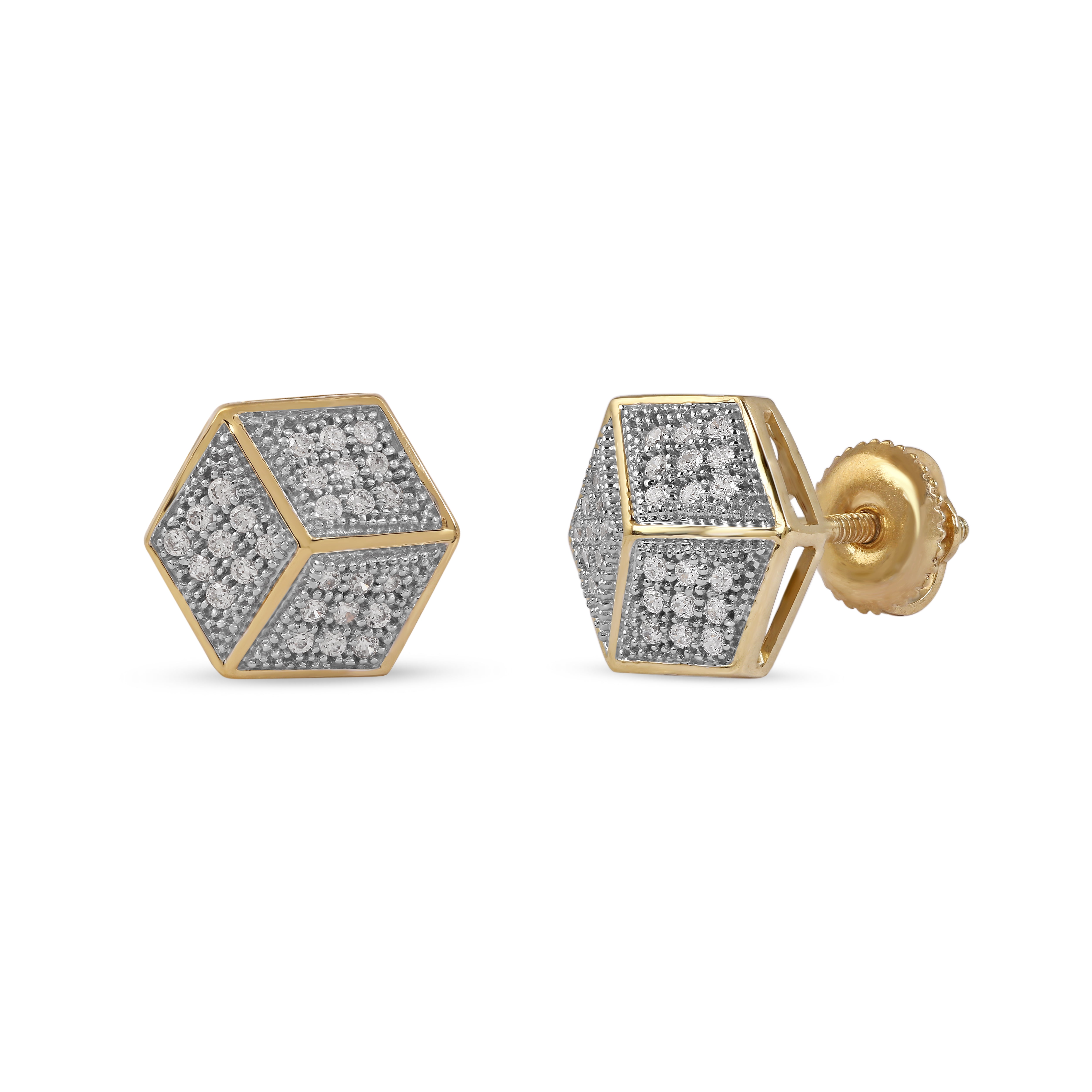 Black Diamond Mens Circle Cluster Stud Earrings 1/6ct 925 Sterling Silver Black Diamond Mens Circle Cluster Stud Earrings 1/6ct 925 Sterling Silver