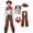 Cow Cowboy, variant on Joyfy Halloween Cowboy Costume for Boys, Kids Cowboy Costume Set, Brown Western Style Cowboy Outfit with Cowboy Hat for Toddler Dress-up Party Cosplay
