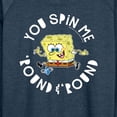 thumbnail image 3 of SpongeBob SquarePants - You Spin Me Round And Round - Women's Lightweight French Terry Long Sleeve Shirt, 3 of 6