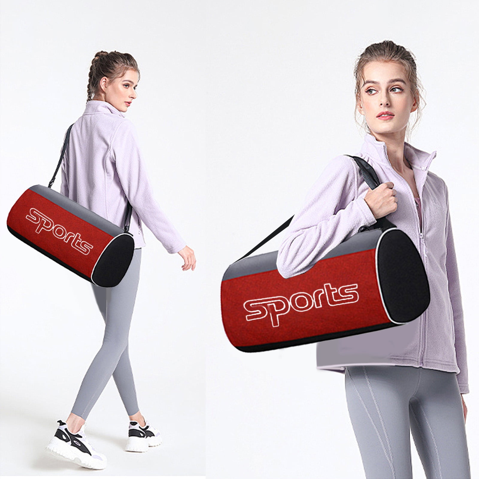 Specollect Clearance 2Pcs Large Gym Bag for Men Women Carry on Duffle Bag for Travel Sports Yoga Fitness Weekend Outdoor Activities