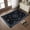 Indigo Black, variant on Hallway Runner Rug 2'x6', Navy Blue Celestial Kitchen Runner Rugs Non-Slip Carpet Mats, Mythical Sun Face Planet Universe Bedside Rugs Runners Washable Floor Carpet for Bathroom Laundry Room