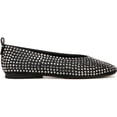 thumbnail image 2 of 27 Edit Naturalizer Women's Carla Ballet Flat Black Satin 5.5M, 2 of 6
