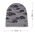 thumbnail image 3 of Tao Tao Men's Knitted Beanie Fleece Lined Thermal Comfort Soft Cuffed Winetr Hats Fashion Thick Slouchy Wool Sport Skull Cap Gray, 3 of 9