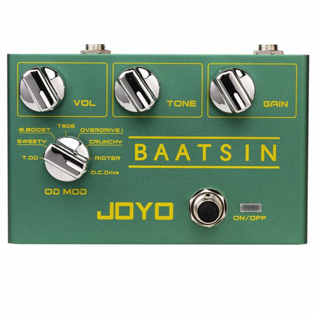 Pedal de Efectos de Overdrive Joyo R-11 Baatsin de 8 Modos para guitarra