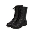 thumbnail image 5 of New Girl Little Wild Diva Tianna-03 Leatherette Lace Up Combat Boot, 5 of 5