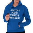 thumbnail image 4 of Funny People Struggle With Math Hoodie Sweatshirt Women Men Brisco Brands M, 4 of 6