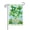 Green, variant on Lucky Shamrock St Patricks Day House Flag 28x40 Inch Double Sided Burlap, Welcome Seasonal Sign Large Flag Farmhouse Yard Outdoor Decorations DF189-28