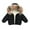 Black, variant on LYMAYTER Boys Girls Cute Hoodie Jacket for Kids Baby Fall Winter Coat Toddler Fleece Outerwear for 1-8 Years