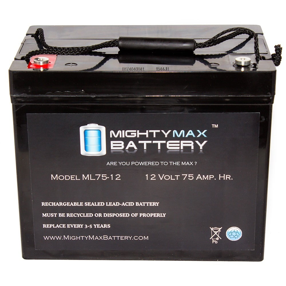 Mighty Max Battery 12V 75AH Internal Thread Battery Replacement for APC UXBP24 Brand Product